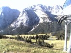 Archiv Foto Webcam Bergstation Sesselbahn Gaistal, Ehrwalder Alm 07:00