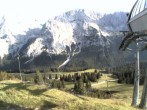 Archiv Foto Webcam Bergstation Sesselbahn Gaistal, Ehrwalder Alm 17:00