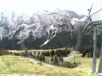 Archiv Foto Webcam Bergstation Sesselbahn Gaistal, Ehrwalder Alm 11:00