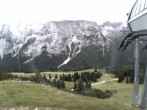 Archiv Foto Webcam Bergstation Sesselbahn Gaistal, Ehrwalder Alm 13:00