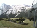 Archiv Foto Webcam Bergstation Sesselbahn Gaistal, Ehrwalder Alm 17:00