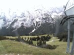 Archiv Foto Webcam Bergstation Sesselbahn Gaistal, Ehrwalder Alm 05:00