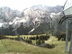 Archiv Foto Webcam Bergstation Sesselbahn Gaistal, Ehrwalder Alm 11:00