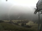 Archiv Foto Webcam Bergstation Sesselbahn Gaistal, Ehrwalder Alm 15:00