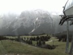 Archiv Foto Webcam Bergstation Sesselbahn Gaistal, Ehrwalder Alm 05:00