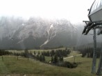 Archiv Foto Webcam Bergstation Sesselbahn Gaistal, Ehrwalder Alm 07:00