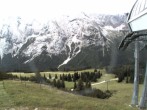 Archiv Foto Webcam Bergstation Sesselbahn Gaistal, Ehrwalder Alm 09:00