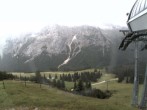 Archiv Foto Webcam Bergstation Sesselbahn Gaistal, Ehrwalder Alm 15:00