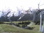Archiv Foto Webcam Bergstation Sesselbahn Gaistal, Ehrwalder Alm 05:00