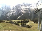 Archiv Foto Webcam Bergstation Sesselbahn Gaistal, Ehrwalder Alm 09:00