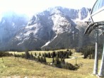 Archiv Foto Webcam Bergstation Sesselbahn Gaistal, Ehrwalder Alm 09:00