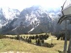 Archiv Foto Webcam Bergstation Sesselbahn Gaistal, Ehrwalder Alm 13:00