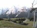 Archiv Foto Webcam Bergstation Sesselbahn Gaistal, Ehrwalder Alm 05:00