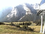 Archiv Foto Webcam Bergstation Sesselbahn Gaistal, Ehrwalder Alm 07:00