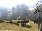 Archiv Foto Webcam Bergstation Sesselbahn Gaistal, Ehrwalder Alm 11:00