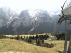 Archiv Foto Webcam Bergstation Sesselbahn Gaistal, Ehrwalder Alm 13:00