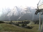 Archiv Foto Webcam Bergstation Sesselbahn Gaistal, Ehrwalder Alm 05:00