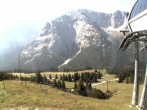 Archiv Foto Webcam Bergstation Sesselbahn Gaistal, Ehrwalder Alm 09:00