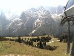 Archiv Foto Webcam Bergstation Sesselbahn Gaistal, Ehrwalder Alm 11:00