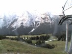 Archiv Foto Webcam Bergstation Sesselbahn Gaistal, Ehrwalder Alm 05:00