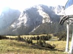 Archiv Foto Webcam Bergstation Sesselbahn Gaistal, Ehrwalder Alm 07:00