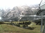 Archiv Foto Webcam Bergstation Sesselbahn Gaistal, Ehrwalder Alm 09:00