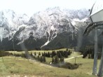 Archiv Foto Webcam Bergstation Sesselbahn Gaistal, Ehrwalder Alm 13:00