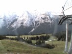 Archiv Foto Webcam Bergstation Sesselbahn Gaistal, Ehrwalder Alm 05:00