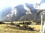 Archiv Foto Webcam Bergstation Sesselbahn Gaistal, Ehrwalder Alm 07:00
