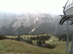 Archiv Foto Webcam Bergstation Sesselbahn Gaistal, Ehrwalder Alm 09:00