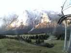 Archiv Foto Webcam Bergstation Sesselbahn Gaistal, Ehrwalder Alm 06:00