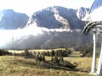 Archiv Foto Webcam Bergstation Sesselbahn Gaistal, Ehrwalder Alm 07:00
