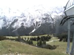 Archiv Foto Webcam Bergstation Sesselbahn Gaistal, Ehrwalder Alm 06:00