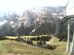 Archiv Foto Webcam Bergstation Sesselbahn Gaistal, Ehrwalder Alm 08:00
