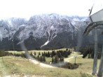 Archiv Foto Webcam Bergstation Sesselbahn Gaistal, Ehrwalder Alm 13:00