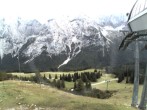 Archiv Foto Webcam Bergstation Sesselbahn Gaistal, Ehrwalder Alm 15:00