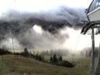 Archiv Foto Webcam Bergstation Sesselbahn Gaistal, Ehrwalder Alm 08:00