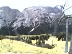 Archiv Foto Webcam Bergstation Sesselbahn Gaistal, Ehrwalder Alm 11:00