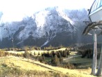 Archiv Foto Webcam Bergstation Sesselbahn Gaistal, Ehrwalder Alm 17:00