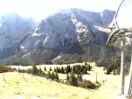 Archiv Foto Webcam Bergstation Sesselbahn Gaistal, Ehrwalder Alm 09:00