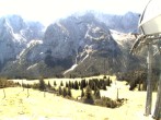 Archiv Foto Webcam Bergstation Sesselbahn Gaistal, Ehrwalder Alm 11:00