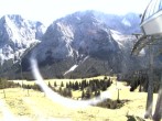 Archiv Foto Webcam Bergstation Sesselbahn Gaistal, Ehrwalder Alm 13:00