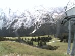 Archiv Foto Webcam Bergstation Sesselbahn Gaistal, Ehrwalder Alm 07:00