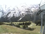 Archiv Foto Webcam Bergstation Sesselbahn Gaistal, Ehrwalder Alm 08:00