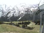 Archiv Foto Webcam Bergstation Sesselbahn Gaistal, Ehrwalder Alm 11:00