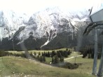 Archiv Foto Webcam Bergstation Sesselbahn Gaistal, Ehrwalder Alm 15:00