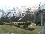 Archiv Foto Webcam Bergstation Sesselbahn Gaistal, Ehrwalder Alm 17:00