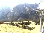 Archiv Foto Webcam Bergstation Sesselbahn Gaistal, Ehrwalder Alm 09:00
