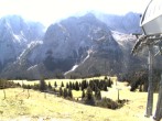 Archiv Foto Webcam Bergstation Sesselbahn Gaistal, Ehrwalder Alm 11:00