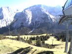 Archiv Foto Webcam Bergstation Sesselbahn Gaistal, Ehrwalder Alm 15:00
